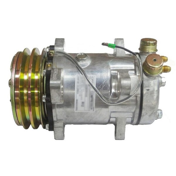 Aftermarket A/C Compressor w/Clutch Fits Ford / Fits New Holland Combine & Forage Harvester 84448669 - main